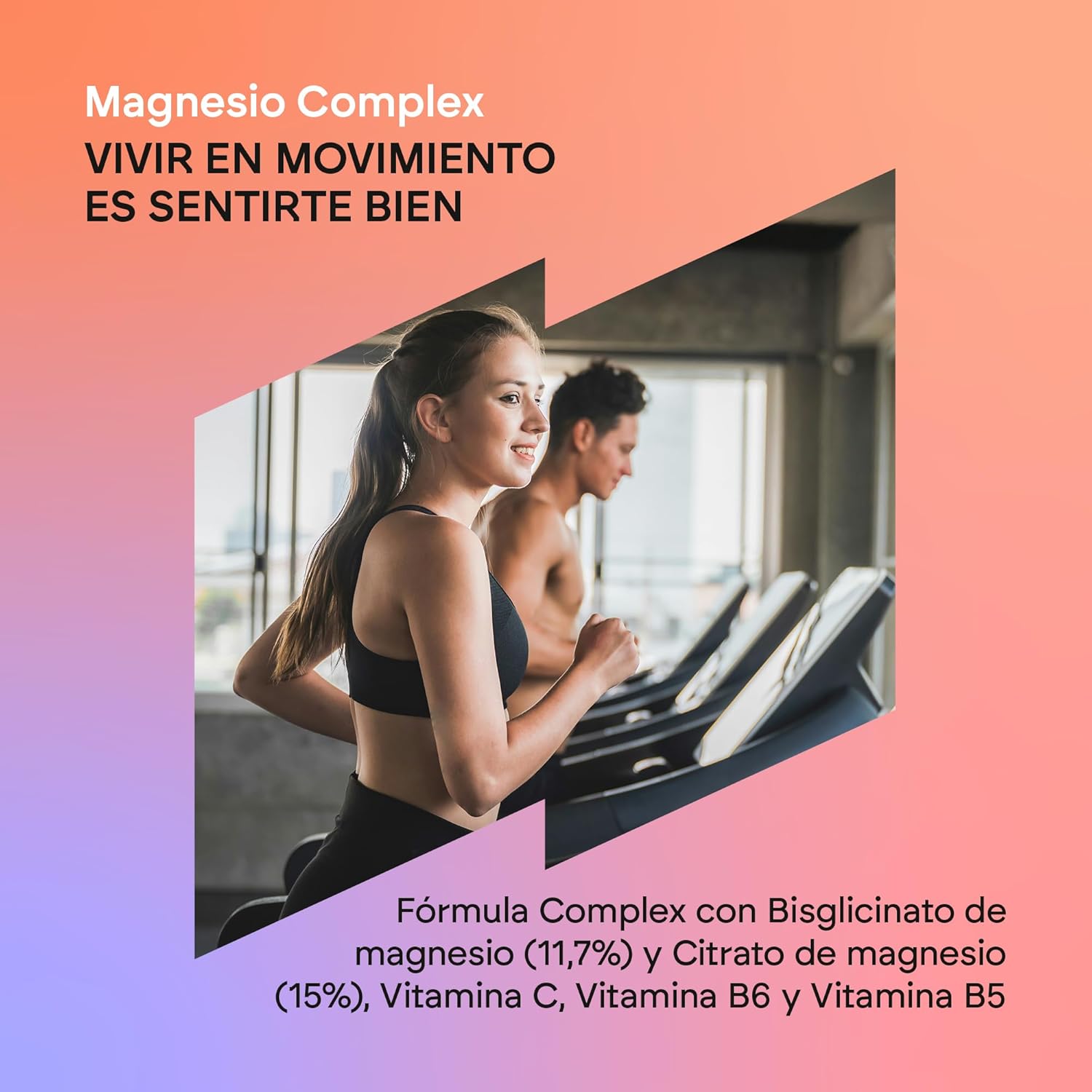 Magnesio Complex Vitalidad y Recuperación + Ashwagandha y Vitamins B5 and B6 (240 capsulas)