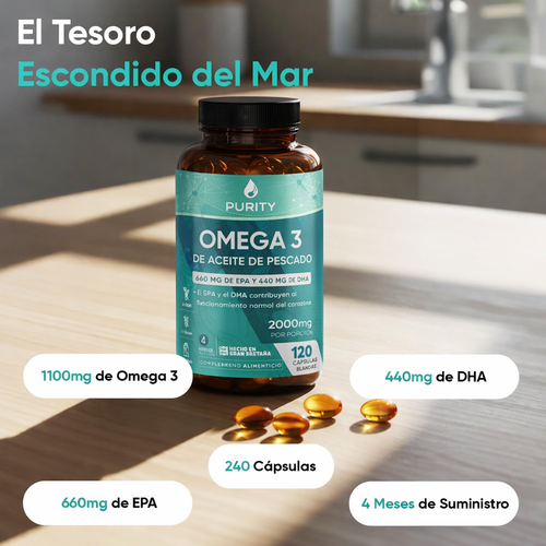 Omega 3 Pureza y Vitalidad Celular