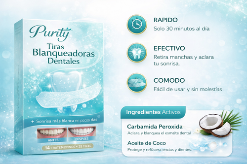 Tiras de Brillo Púrpura Instantáneo